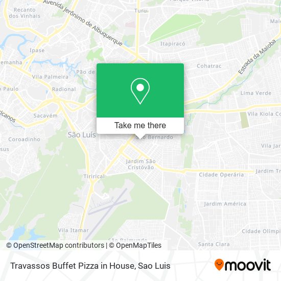 Travassos Buffet Pizza in House map