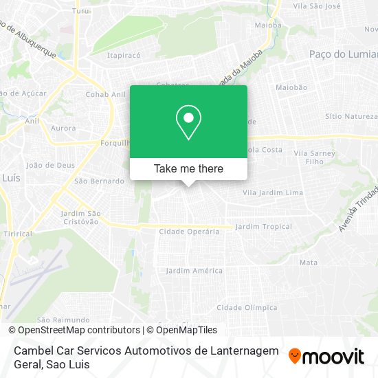 Cambel Car Servicos Automotivos de Lanternagem Geral map