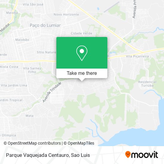 Parque Vaquejada Centauro map