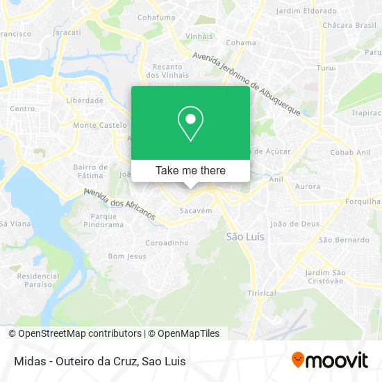 Midas - Outeiro da Cruz map