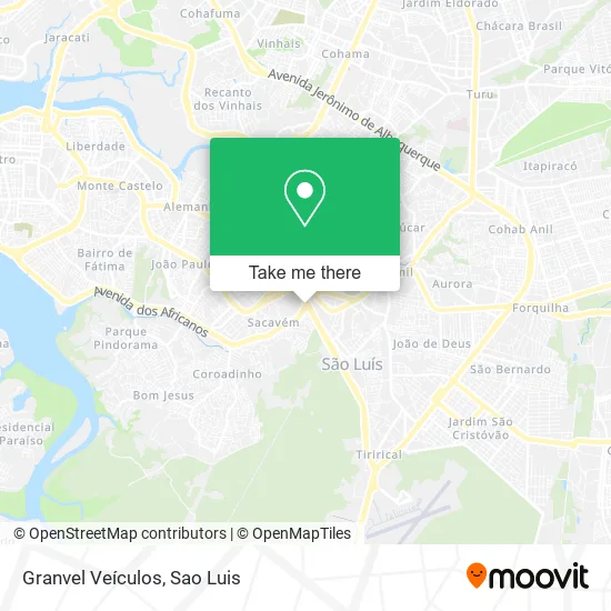 Granvel Veículos map