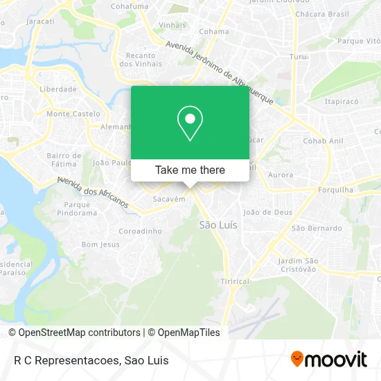 R C Representacoes map