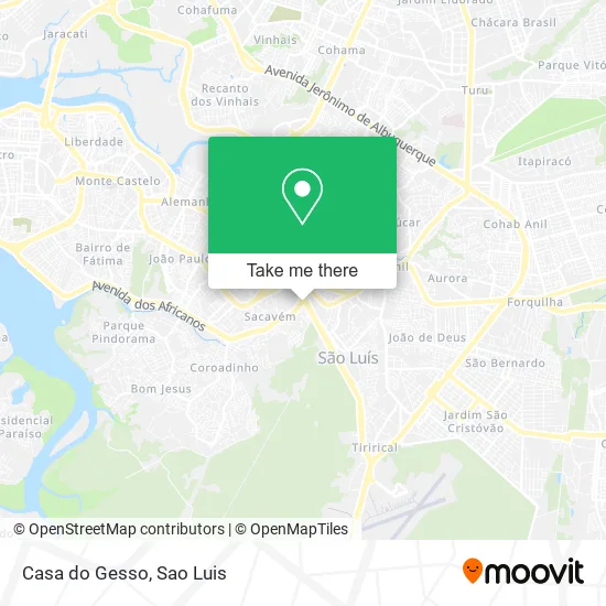 Casa do Gesso map