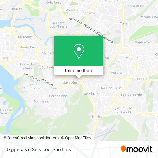 Jkgpecas e Servicos map