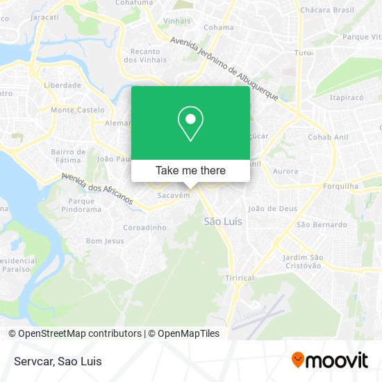 Servcar map