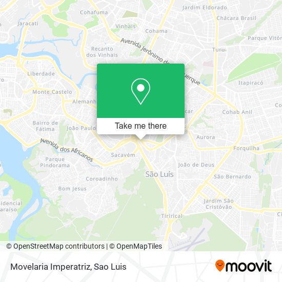 Movelaria Imperatriz map