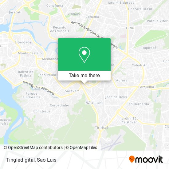 Tingledigital map