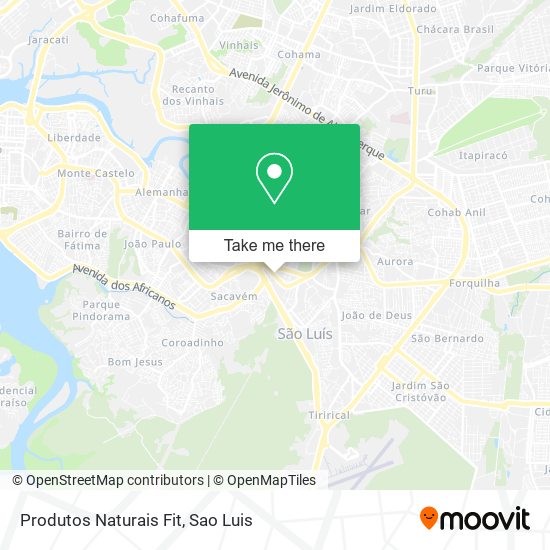 Produtos Naturais Fit map