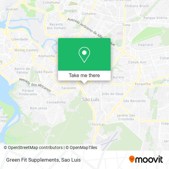 Green Fit Supplements map