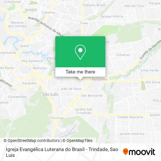 Igreja Evangélica Luterana do Brasil - Trindade map