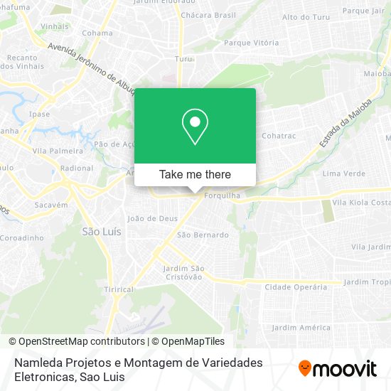 Mapa Namleda Projetos e Montagem de Variedades Eletronicas