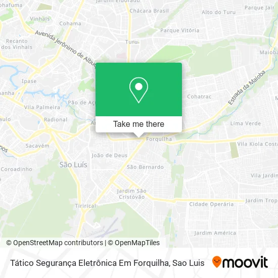 Tático Segurança Eletrônica Em Forquilha map