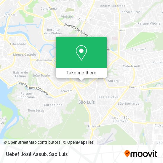 Uebef José Assub map