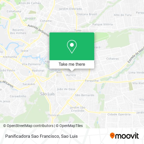 Panificadora Sao Francisco map