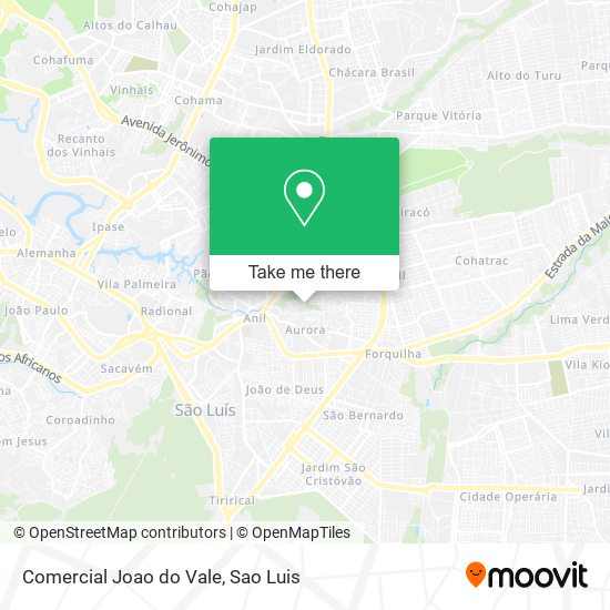 Comercial Joao do Vale map