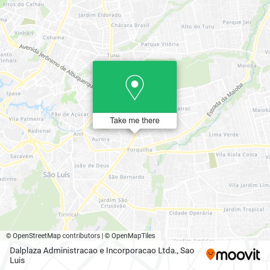 Dalplaza Administracao e Incorporacao Ltda. map