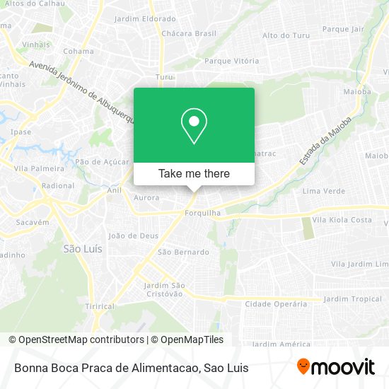 Bonna Boca Praca de Alimentacao map