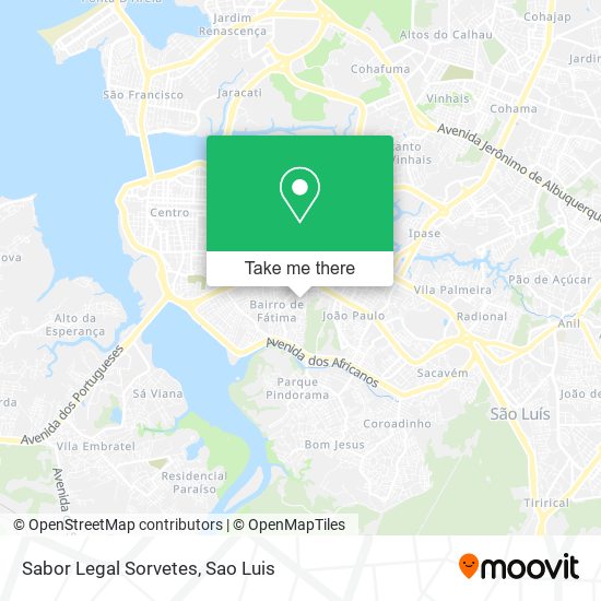 Sabor Legal Sorvetes map