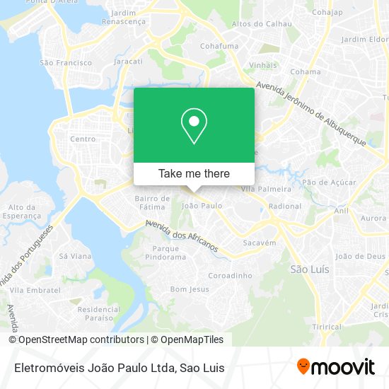 Eletromóveis João Paulo Ltda map