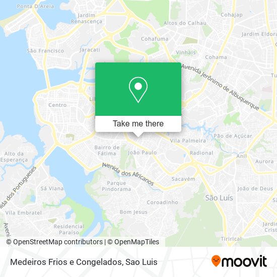 Medeiros Frios e Congelados map