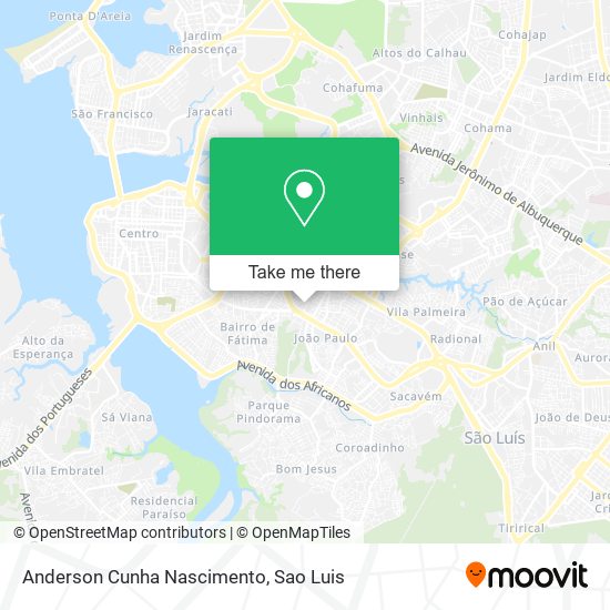 Anderson Cunha Nascimento map