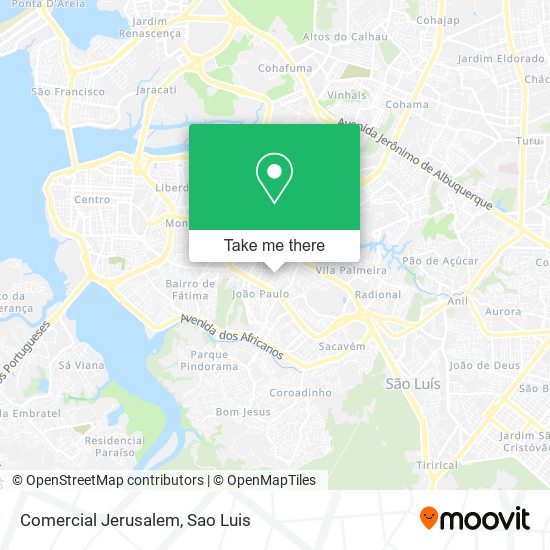 Mapa Comercial Jerusalem