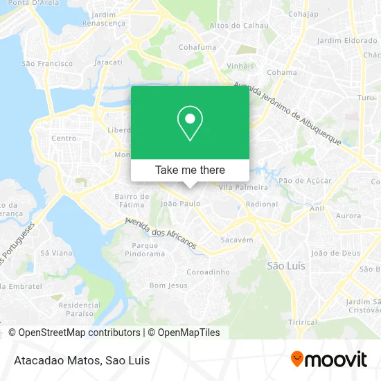 Atacadao Matos map