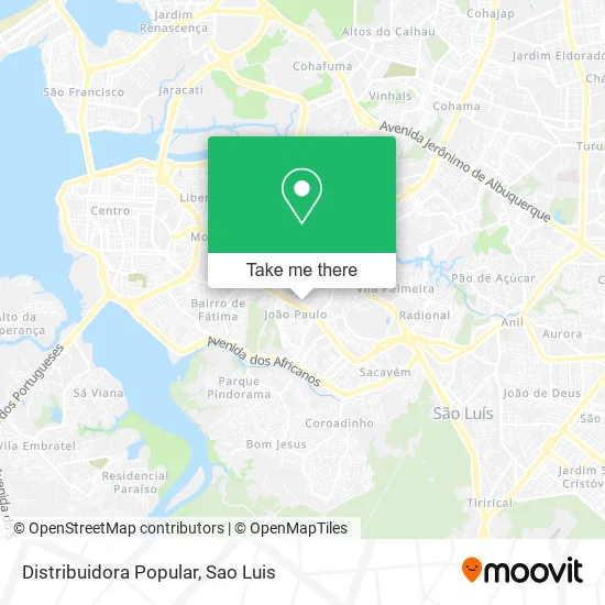 Distribuidora Popular map