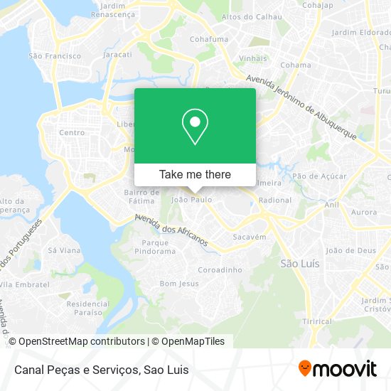 Canal Peças e Serviços map