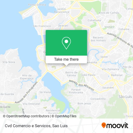 Cvd Comercio e Servicos map