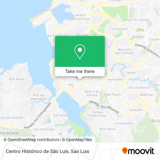 Mapa Centro Histórico de São Luís