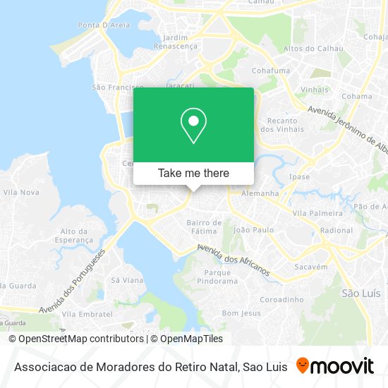 Associacao de Moradores do Retiro Natal map