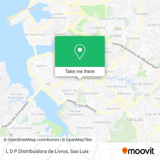 L D P Distribuidora de Livros map