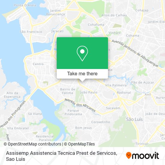 Assisemp Assistencia Tecnica Prest de Servicos map