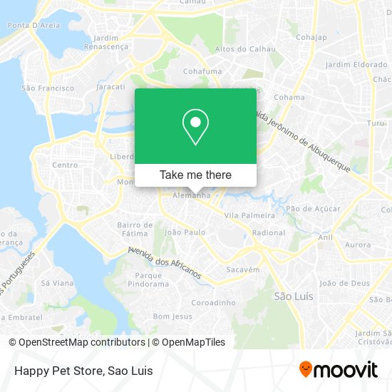 Mapa Happy Pet Store