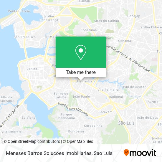 Meneses Barros Solucoes Imobiliarias map