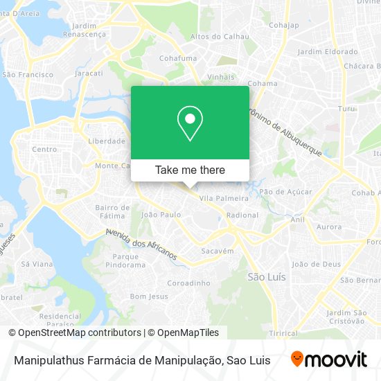 Manipulathus Farmácia de Manipulação map