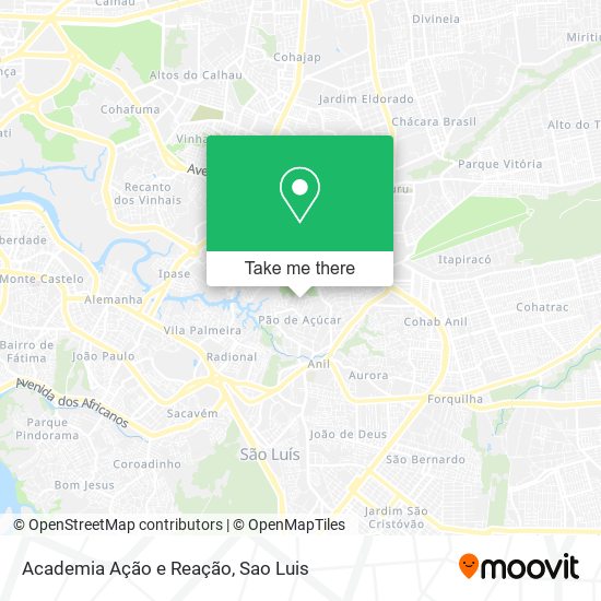 Academia Ação e Reação map