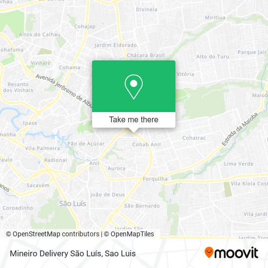 Mapa Mineiro Delivery São Luís