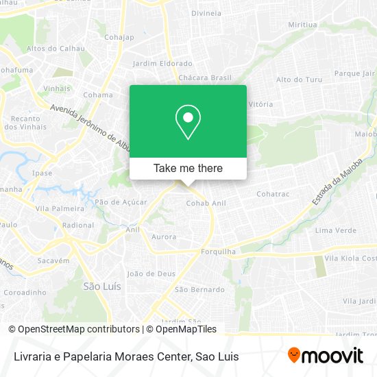 Livraria e Papelaria Moraes Center map