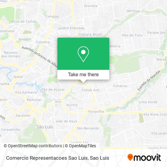 Comercio Representacoes Sao Luis map