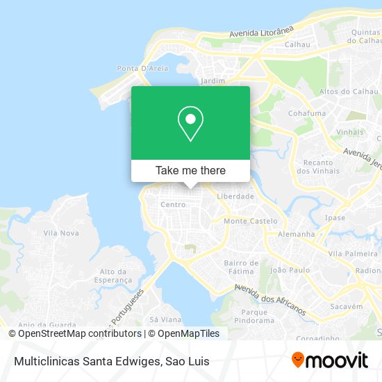 Multiclinicas Santa Edwiges map