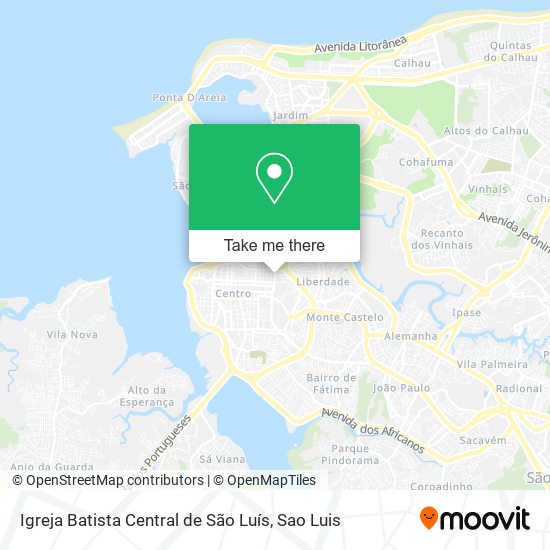 Igreja Batista Central de São Luís map