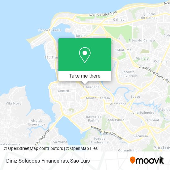 Diniz Solucoes Financeiras map