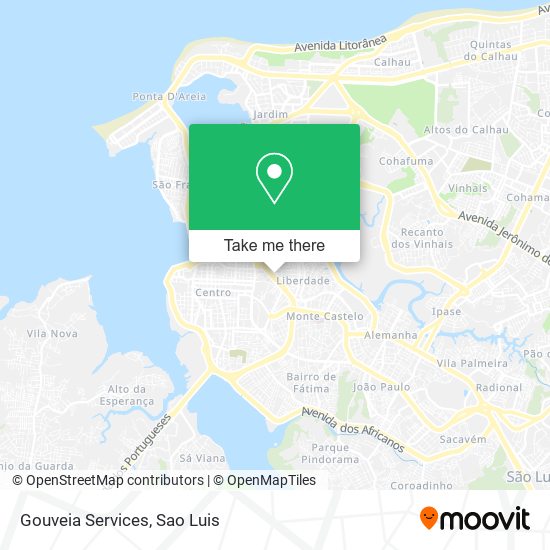 Gouveia Services map
