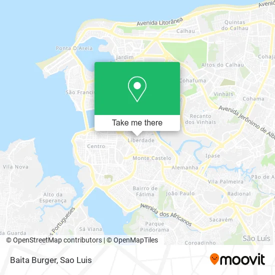 Baita Burger map