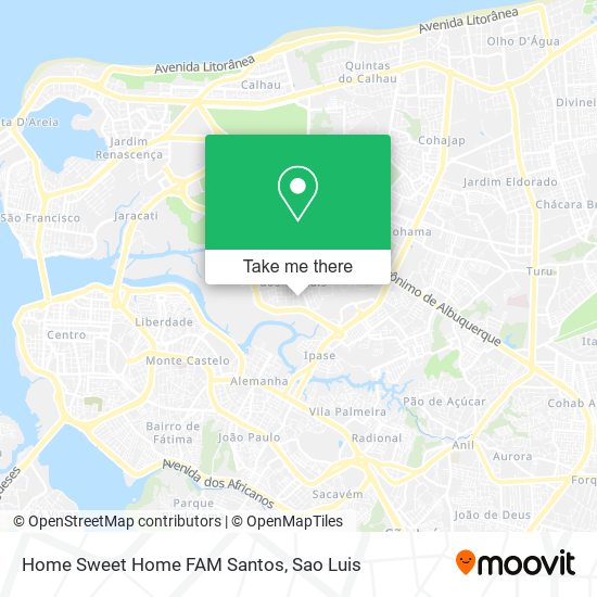 Home Sweet Home FAM Santos map