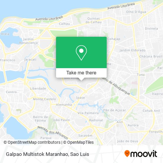 Galpao Multistok Maranhao map