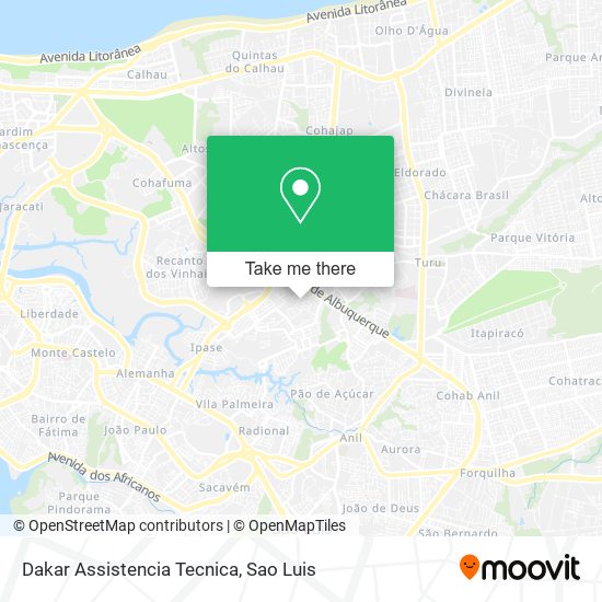 Mapa Dakar Assistencia Tecnica