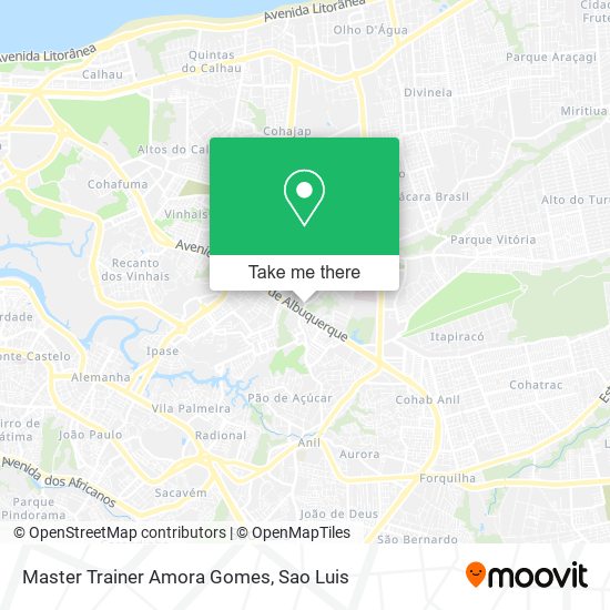 Master Trainer Amora Gomes map